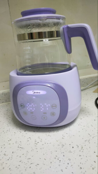 美的婴儿恒温水壶调奶器热奶器1.2L请问大家，这款暖奶器是不是只有等水烧开了才能设置想要的温度？