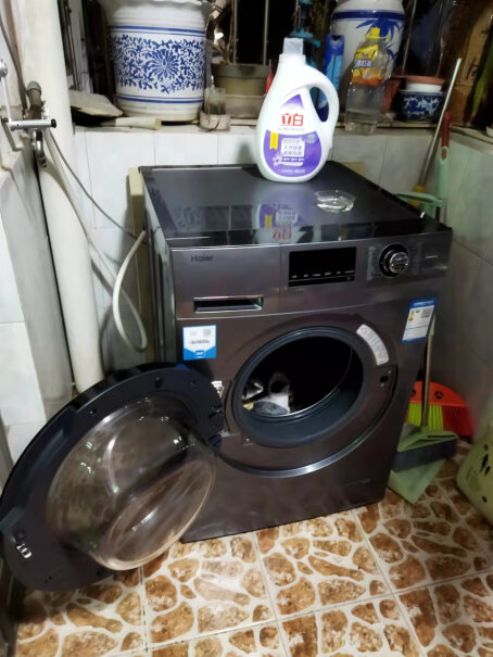 海尔（Haier滚筒洗衣机全自动能洗干净不，动力大不大？