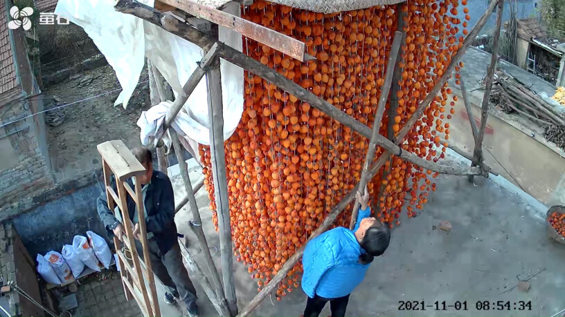 萤石 C8W 400万极清监控摄像头种草莓的室门可以吗？