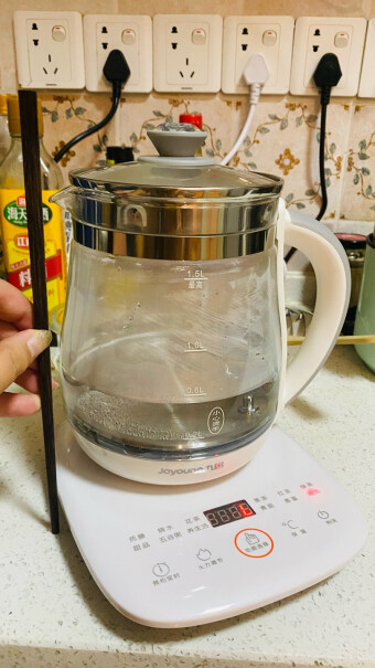 茶壶1.5L电水壶煮茶煎药九阳药膳茶具跳0000怎么处理？