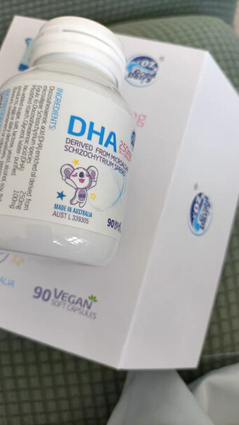 DHA澳乐乳儿童DHA藻油胶囊90粒*1瓶值得买吗？使用良心测评分享。