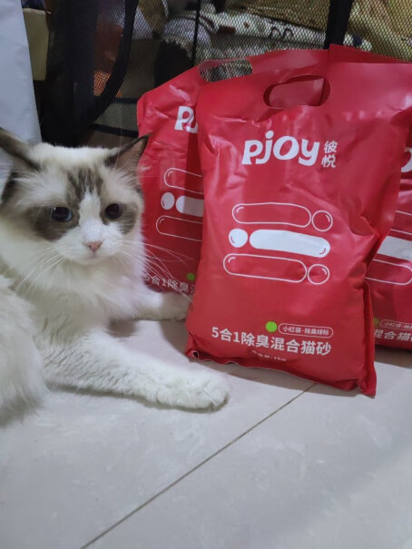 彼悦（Pjoy）猫砂Pjoy彼悦小红袋混合猫砂袋除臭豆腐膨润土混合型猫砂五合一混合猫砂1kg*3袋这就是评测结果！这就是评测结果！