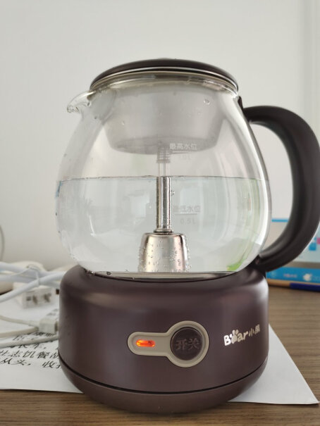 小熊煮茶器煮茶壶养生壶迷你蒸汽喷淋式304不锈钢壶最小的容量是多了？