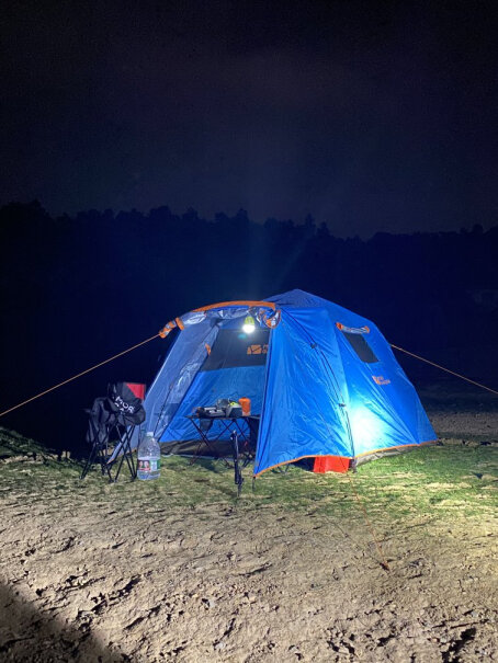 牧高笛家庭用大空间全自动野露营3-4人速开搭建双层帐篷这个帐篷适合去露营吗？