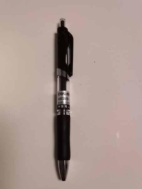 得力deli直液笔0.5mm子弹头学生签字笔高考敢用吗？会洇墨吗？