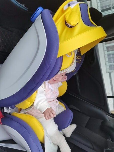 阿布纳Abner婴儿童安全座椅汽车用0-4-12岁适合新生儿吗？位置能不能调到平躺？