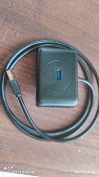绿联USB3.0分线器4口HUB+2米线可以插电视吗？