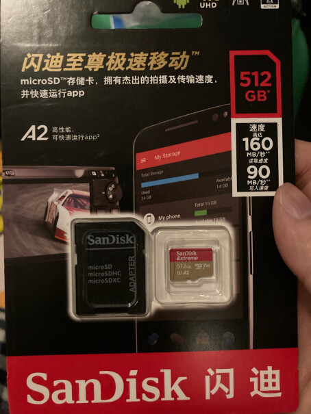 闪迪32GBSD存储卡请问vivo x21能用吗？