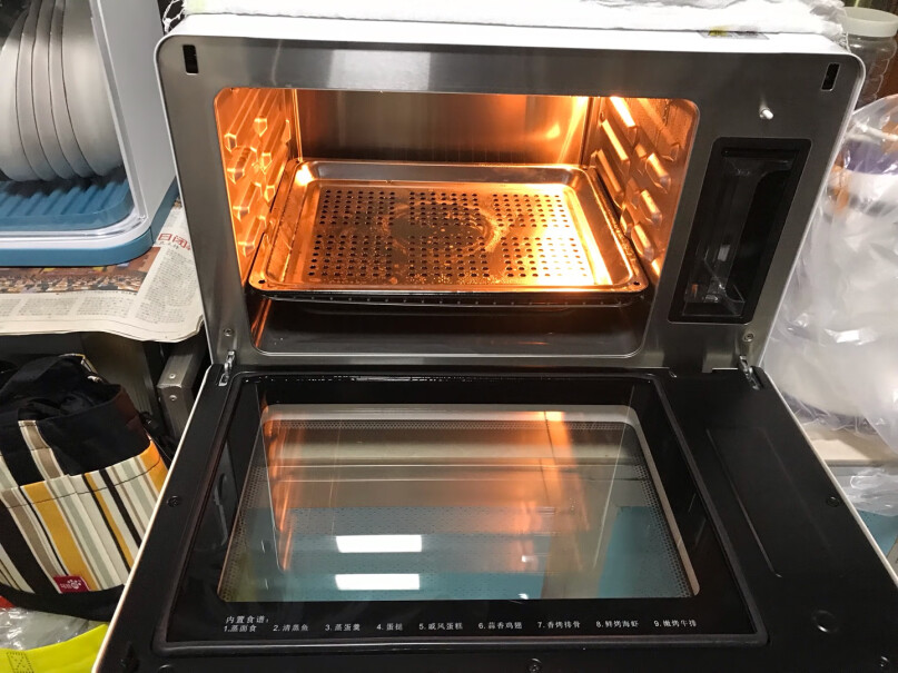 电烤箱海氏蒸烤箱一体机家用多功能台式电蒸箱烤箱30升功能介绍,评测性价比高吗？