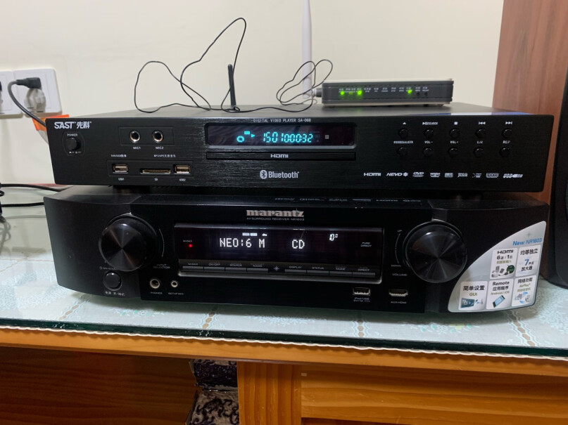先科专业CD播放机蓝牙无线家用音响音箱可以直接接音箱吗？