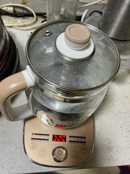 小熊养生壶热水壶煮茶器煮茶壶火力，请问是调到多少度？