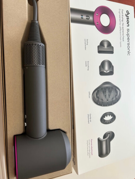 戴森Supersonic负离子电吹风风筒HD08紫红色正品购买指南？