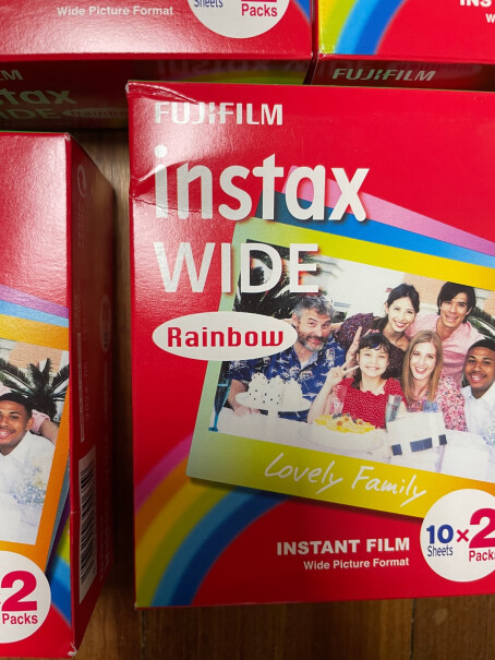 相纸instax立拍mini10mini7+立得富士彩虹的相紙有顏色順序嗎？