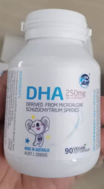 澳乐乳OZGoodDairy藻油DHA儿童宝宝90粒装评测及分享？