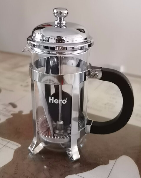 Hero英雄伊莉法压壶不锈钢泡咖啡壶可以磨咖啡豆吗？