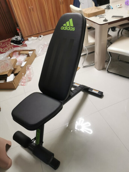 阿迪达斯哑铃凳多功能健身椅仰卧起坐运动器材家用腹肌训练椅质量好吗？