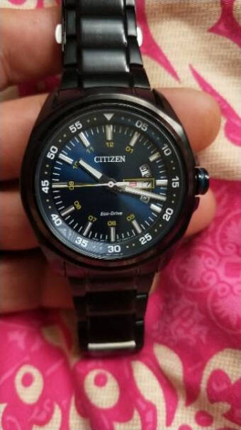 西铁城CITIZEN手表光动能深海蓝盘时分针夜光男士腕表这款手表到底能不能游泳戴？ 进水能换吗？