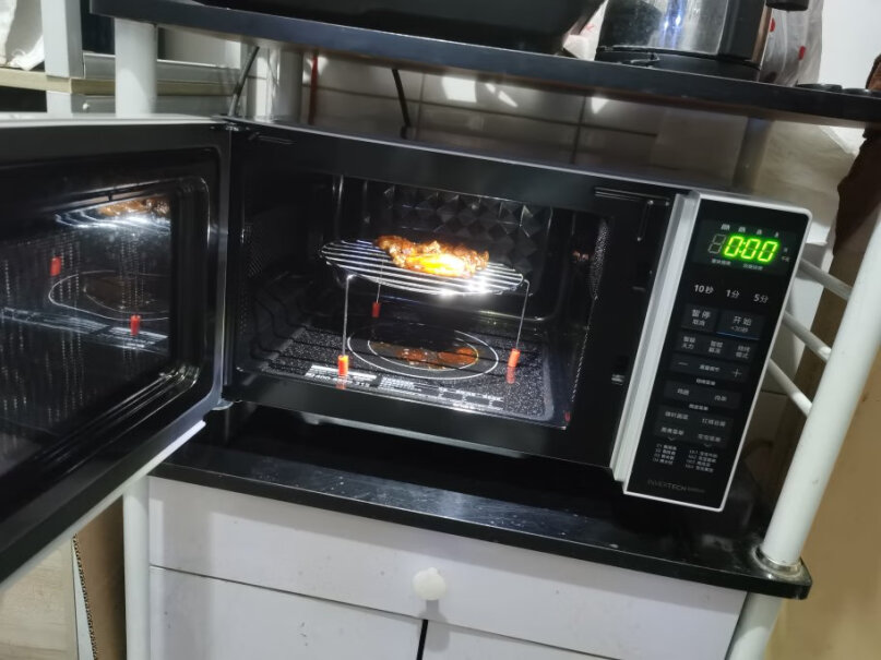 美的智能变频微波炉微波炉烤箱一体机请问没有开关的怎么调时间？