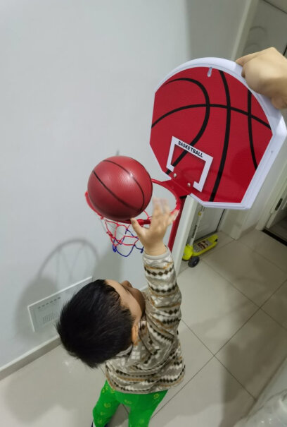 儿童玩具球纽奇儿童玩具篮球架使用体验,评测怎么样！