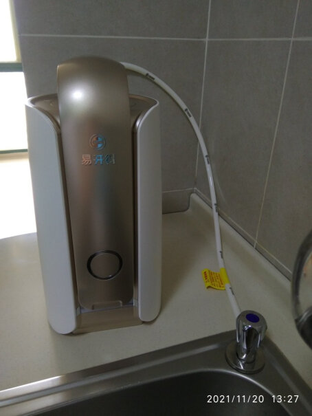 易开得净水器家用直饮厨房大通量自来水龙头过滤器这个有废水吗？