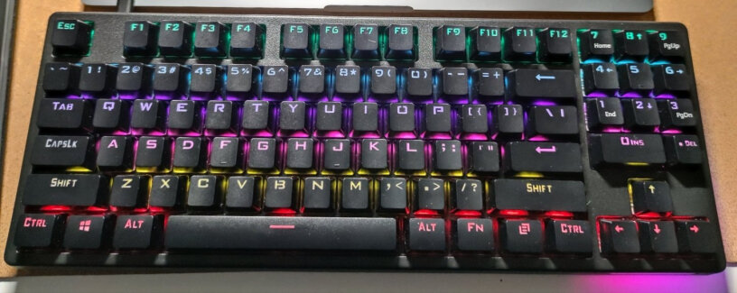 雷神有线游戏机械键盘红轴KG3089R幻彩版2月份买的送的京豆有到账的吗？