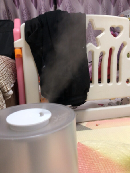 美的空气加湿器卧室家用办公室桌面智能恒湿湿度数字显示银离子婴儿可以用么，杀菌的时候对人有没有伤害？