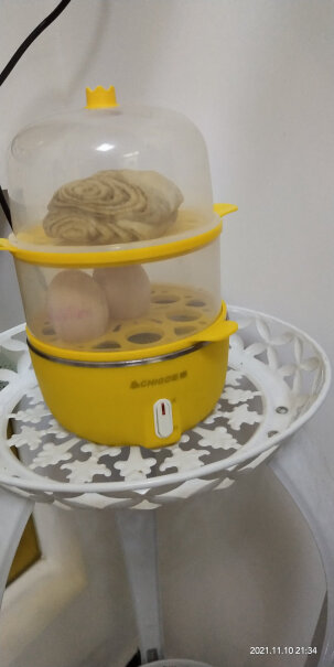 志高蒸蛋器家用自动断电迷你小型煮蛋机蒸鸡蛋羹多功能寝室宿舍煮蛋神器蒸蛋机黄色单层可以炖鸡蛋吗？