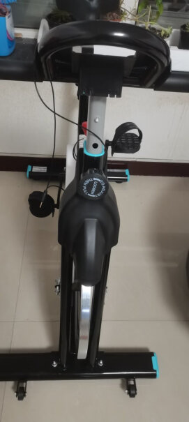 蓝堡动感单车家用健身器材室内脚踏车运动健身车D5171.8身高可以骑吗？