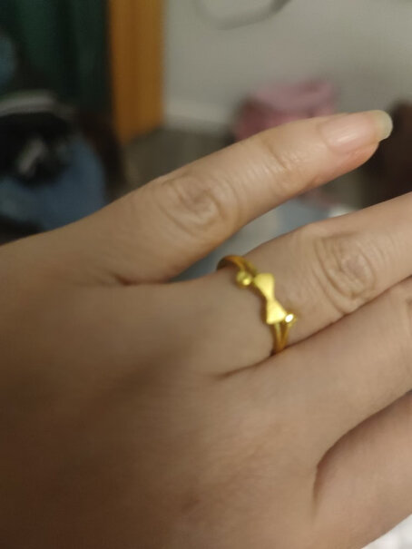 周大生 黄金蝴蝶结戒指入手评测到底要不要买？评测结果不看后悔！