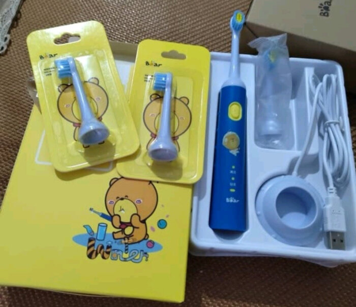 婴儿口腔清洁小熊电器电动牙刷儿童电动牙刷可充电质量真的差吗,曝光配置窍门防踩坑！