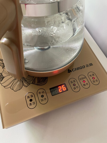 志高全自动上水电热水壶智能旋转免开盖烧水壶多长多宽？
