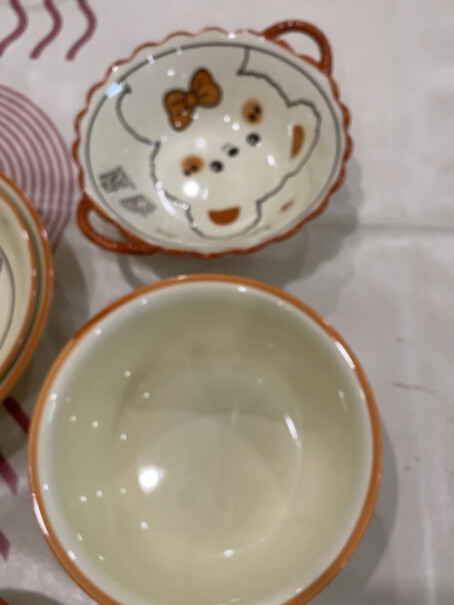 佩尔森碗家用陶瓷饭碗米饭碗可爱小熊奶油系评测结果好吗？详细评测报告！