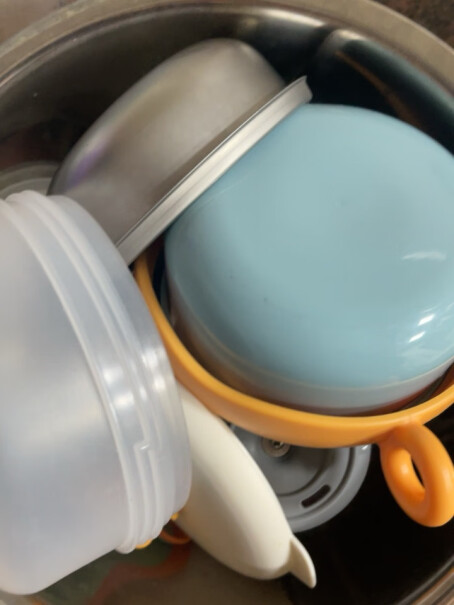 英氏辅食碗婴幼儿专用三件套装「涧石蓝」使用体验怎么样？最新评测揭秘！