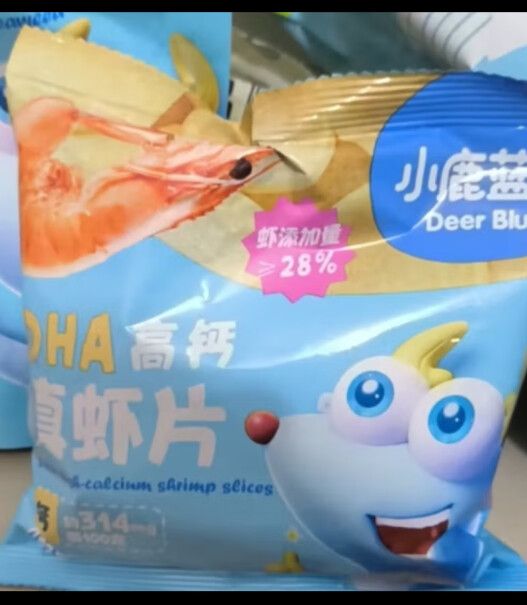 小鹿蓝蓝 DHA高钙虾片10袋评测性价比高吗？良心测评分享。