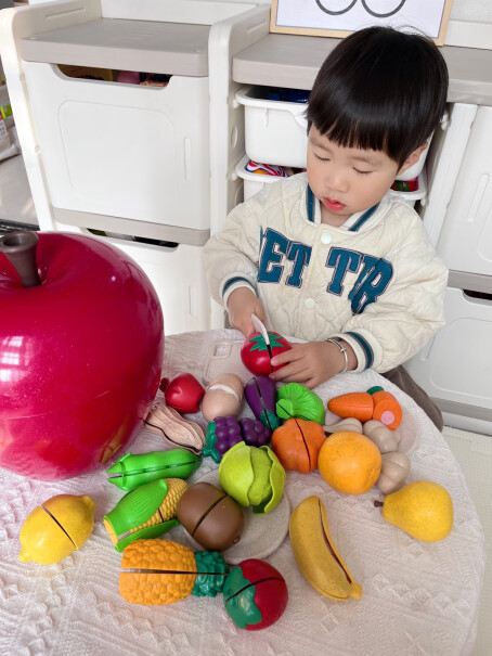 纽奇儿童水果切切乐果蔬剥皮玩具物有所值吗？性能评测分享！