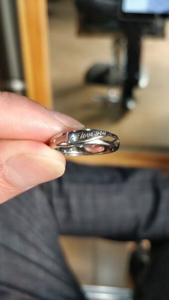 戒指曼蒂娅925银情侣戒指使用两个月反馈！小白必看！