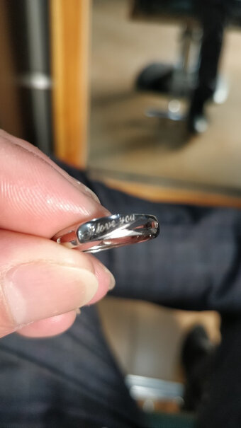 戒指曼蒂娅925银情侣戒指使用两个月反馈！小白必看！