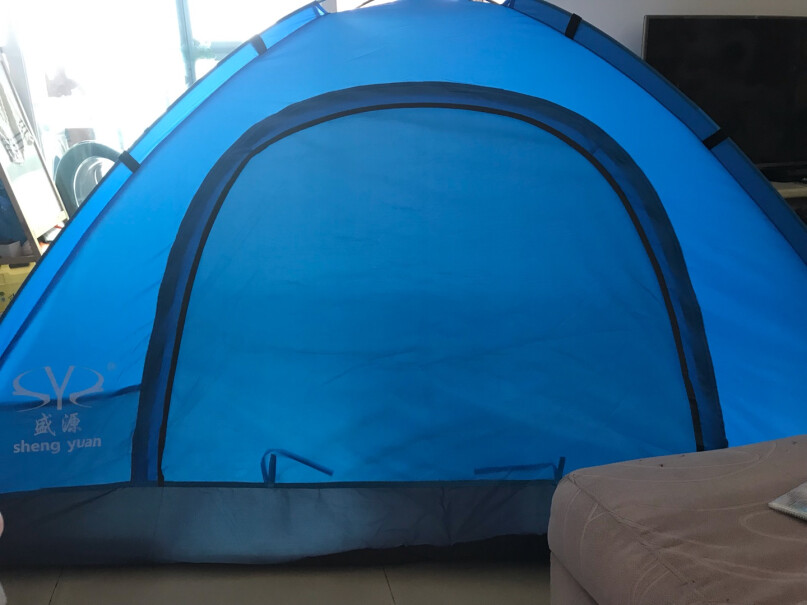 帐篷-垫子盛源2人单层迷彩帐篷户外休闲帐篷纱门纱窗使用两个月反馈！评测不看后悔？