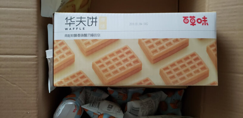 百草味华夫饼1000g盒子大小尺寸？