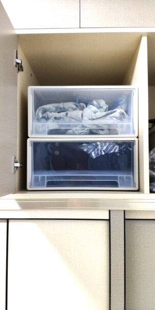 收纳箱百露抽屉式收纳箱塑料透明衣柜收纳盒衣物整理箱衣服储物箱收纳柜对比哪款性价比更高,评测哪款质量更好？