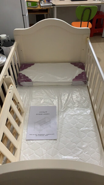婴儿床友贝欧式多功能实木婴儿床拼接大床可改儿童床加长雪橇式评测值得买吗,来看看买家说法？