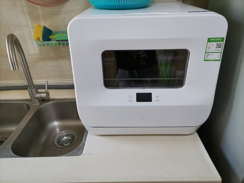 科勒台式洗碗机家用小型台上全自动洗碗机你们的洗碗机洗完碗后消毒灯亮吗？怎么设置？