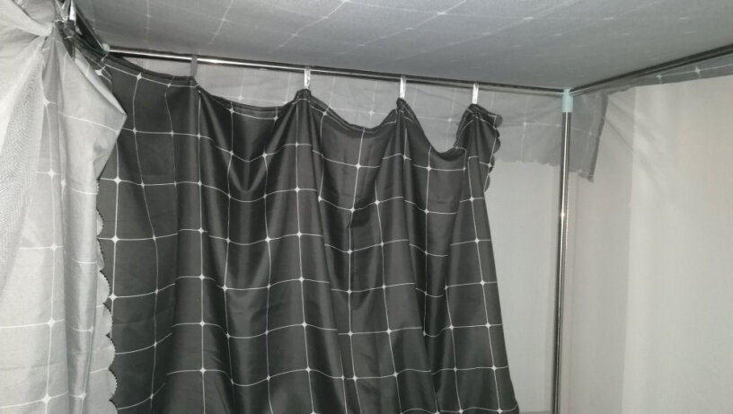 皮尔卡丹宿舍床帘学生蚊帐0.9米先铺床单还是先装这个？