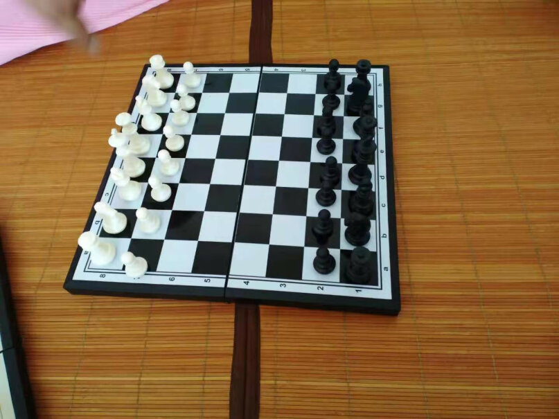 统步国际象棋黑白色磁性可折叠便携成人儿童学生培训教学用棋有没有教程书之类的？