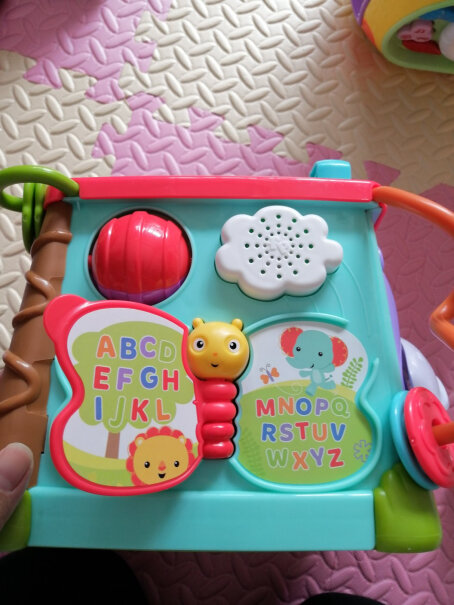早教启智费雪Fisher-Price儿童玩具男孩女孩数字形状颜色学习早教益智玩具-探索学习六面盒CMY28质量值得入手吗,使用两个月反馈！