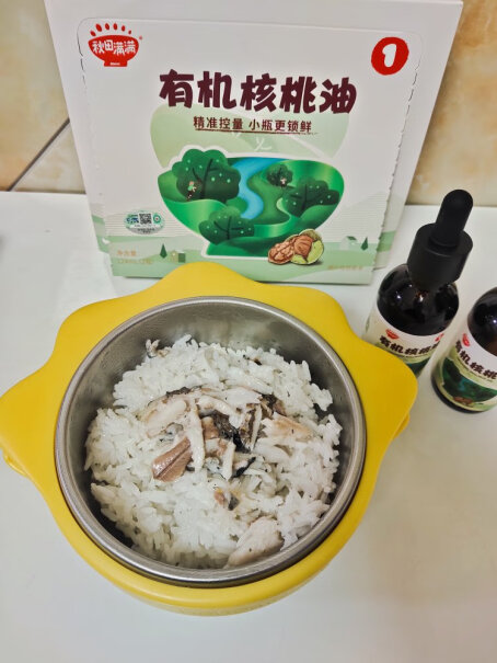 秋田满满婴幼儿食用油有机核桃油124ml滴管设计怎么样入手更具性价比？体验揭秘测评！