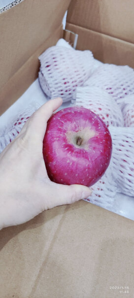 烟台红富士苹果5kg装苹果打蜡了吗？