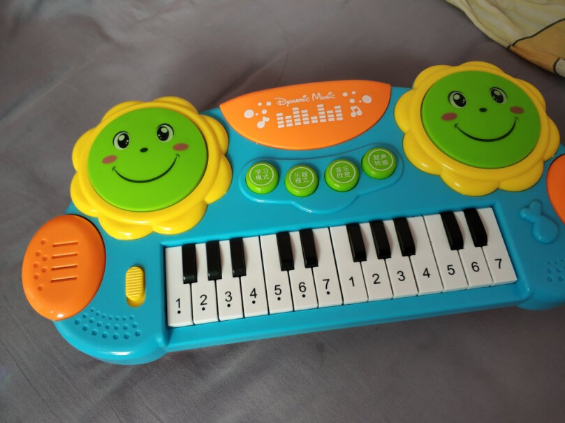 猫贝乐儿童玩具电子琴婴儿音乐玩具拍拍鼓2合1电子琴容易坏吗？