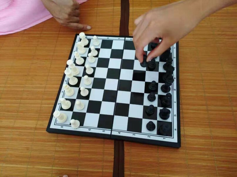 统步国际象棋黑白色磁性可折叠便携成人儿童学生培训教学用棋有没有教程书之类的？