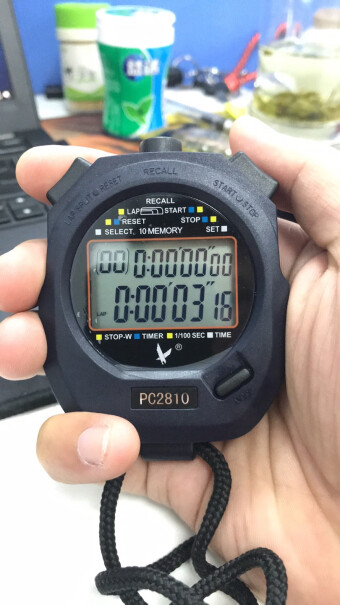天福秒表裁判计时器多功能厨房闹钟如何测五十米跑步的？